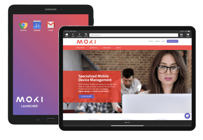 Moki.com Apps Page