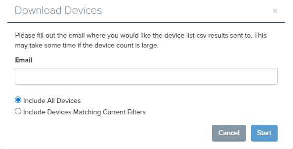 Device List Email