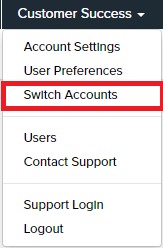 switch accounts